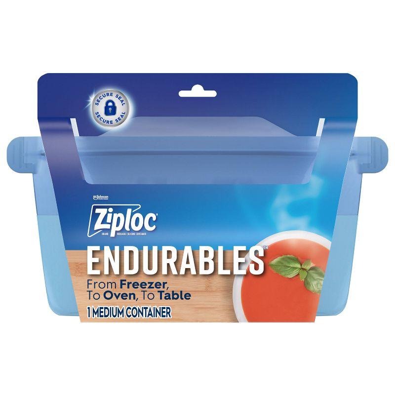 Ziploc Endurables Reusable Silicone Food Storage Container - Medium - 32 fl oz