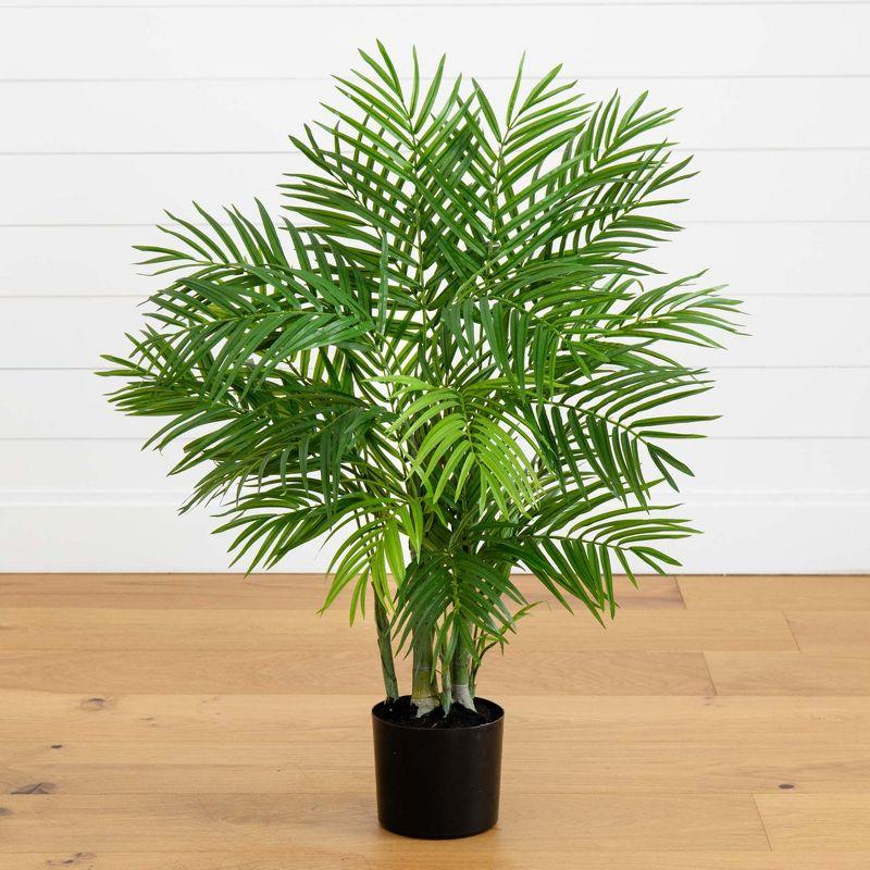 Nearly Natural 3-ft Areca Silk Palm Tree