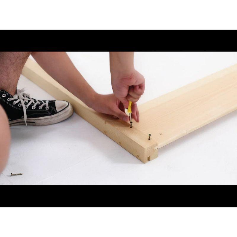 FDW Raised Garden Bed, Wood Planter Box Outdoor and Indoor Planter Box Garden Grow Box Patio Gardening Planter Box for Vegetable Flower,Nature