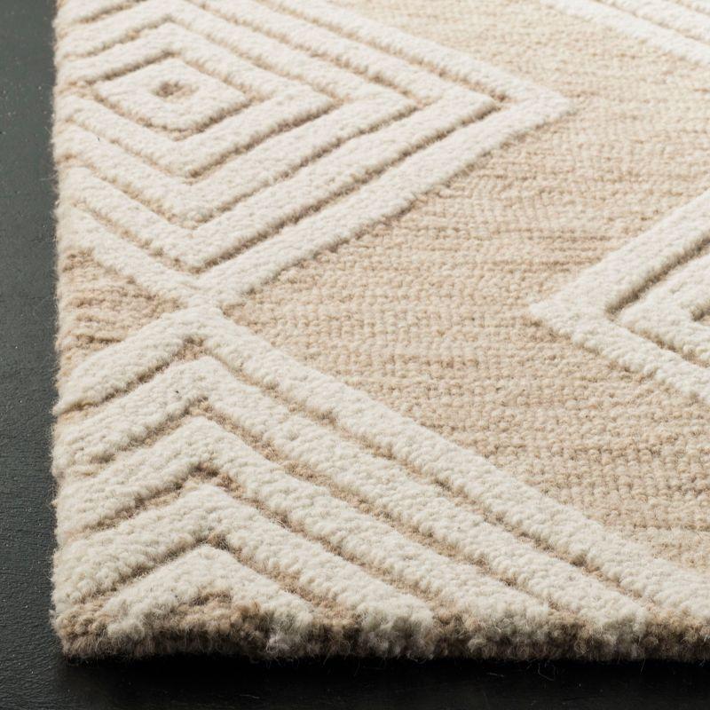 Blossom BLM111 Hand Tufted Area Rug - Beige/Ivory - 4'x6' - Safavieh.