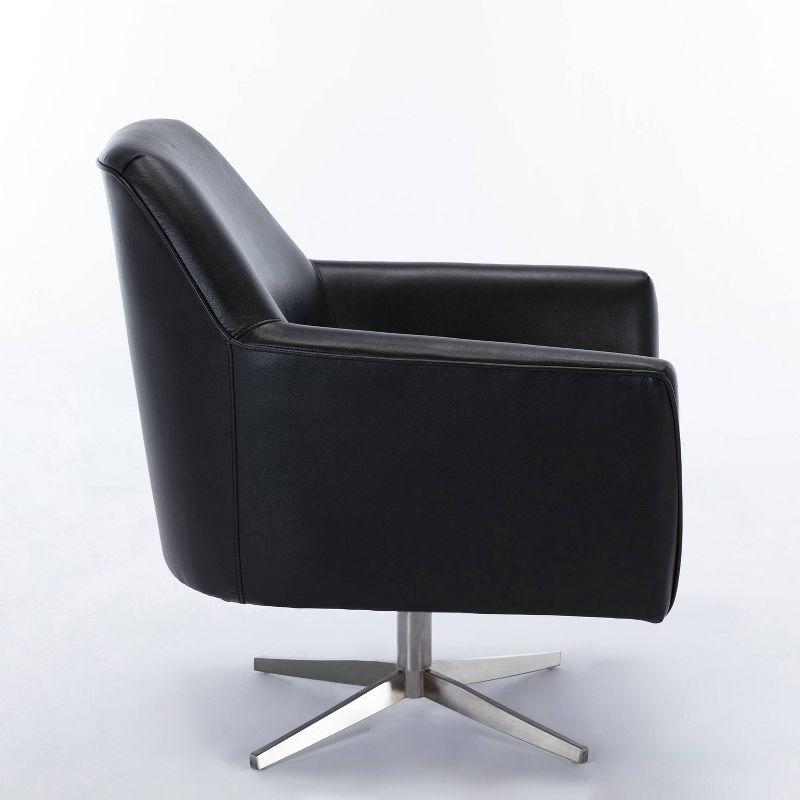 Comfort Pointe Phoenix Leather Gel Swivel Arm Chair