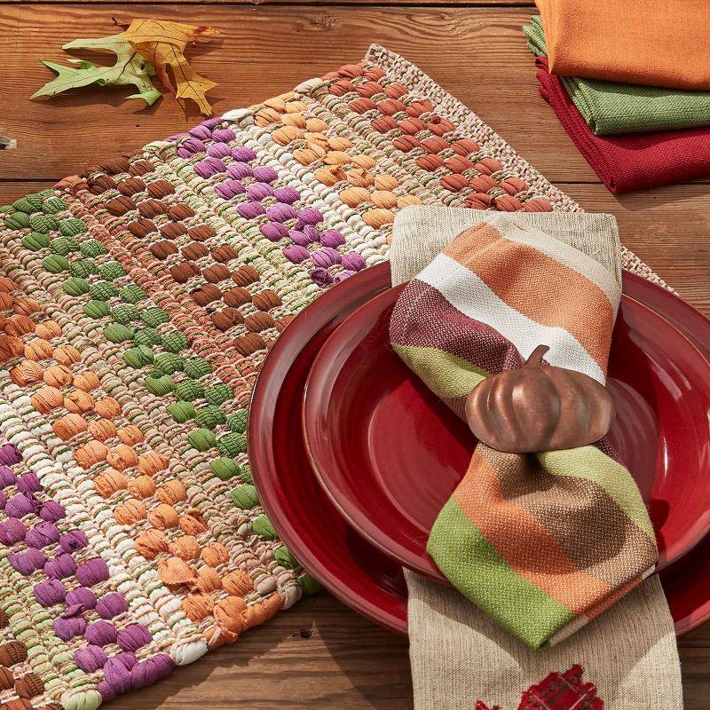 Park Designs Fall Colors Chindi Table Runner 13X36