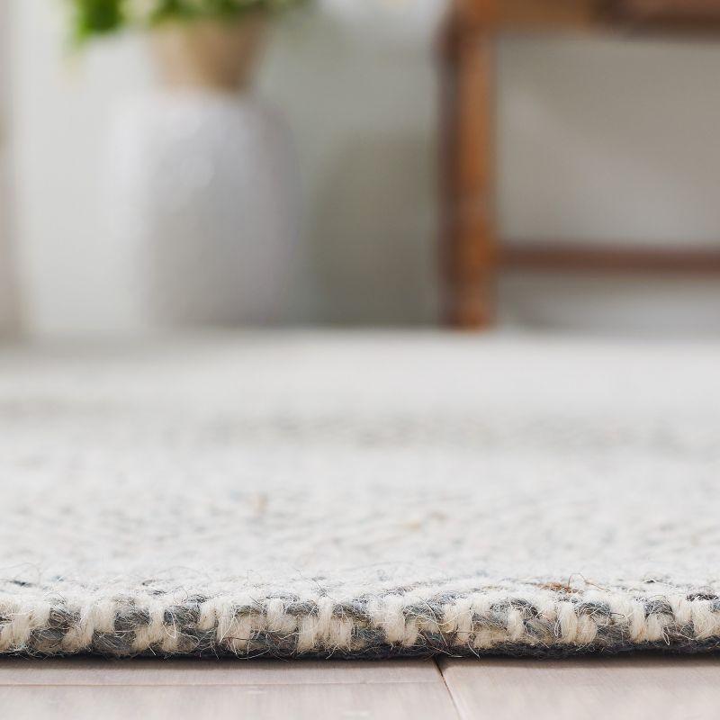 Martha Stewart Rugs Msr9675 Wilton Martha Stewart Hand Woven 80% Wool 20% Cotton Geometric Rug