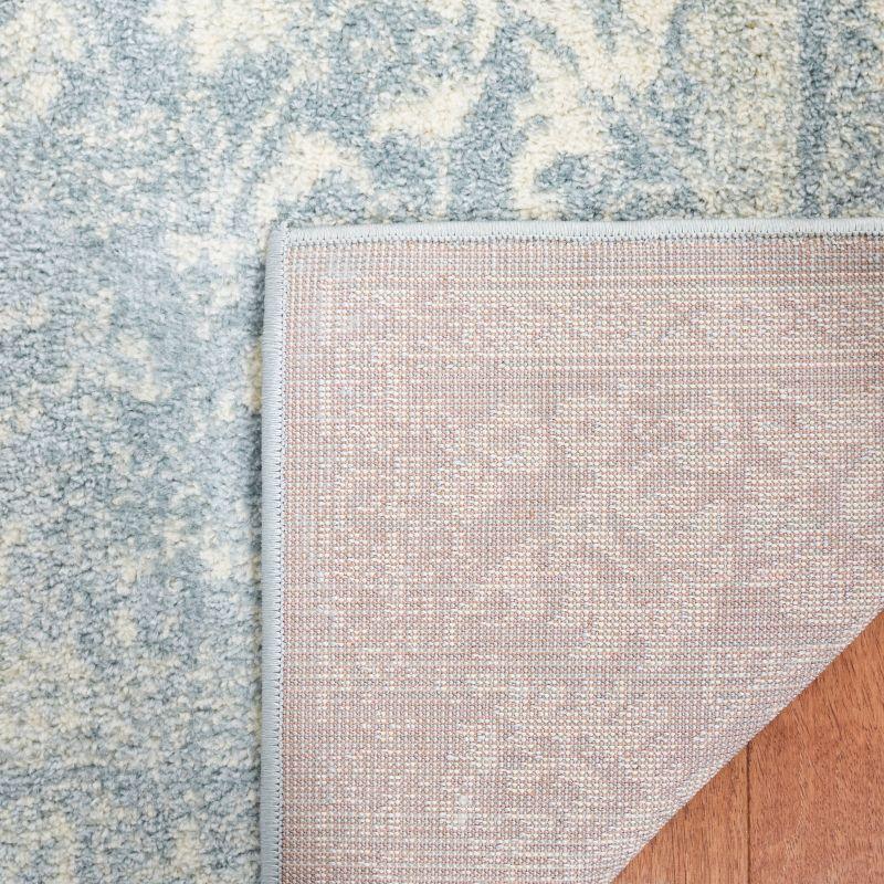 Adirondack ADR109 Machine Made Indoor Runner - Slate/Ivory - 2'-1"x6' - Safavieh