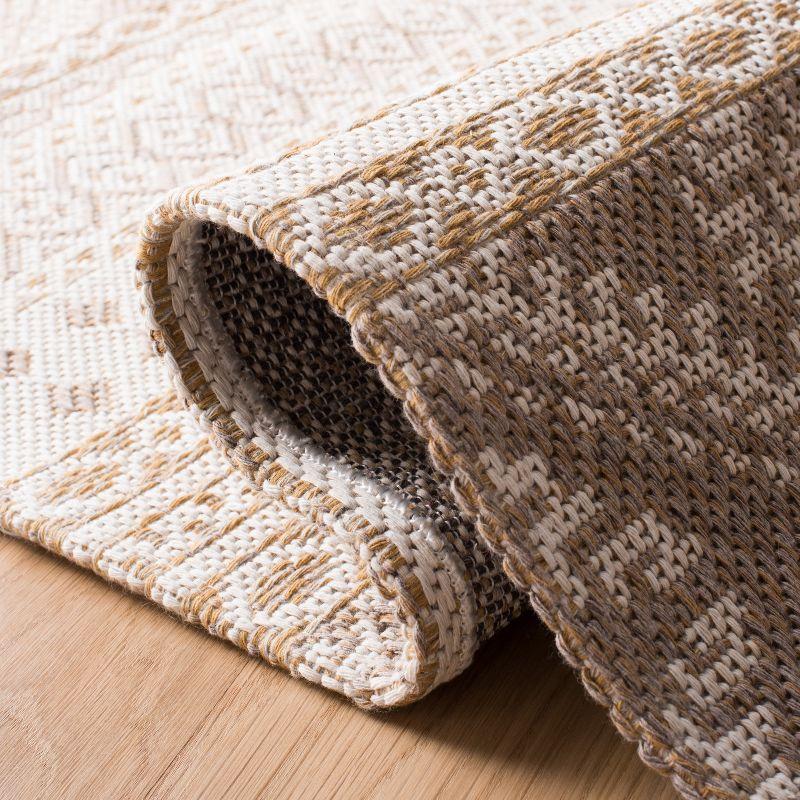 Augustine AGT445 Machine Made Indoor Accent Rug - Taupe/Cream - 2'10"x5' - Safavieh