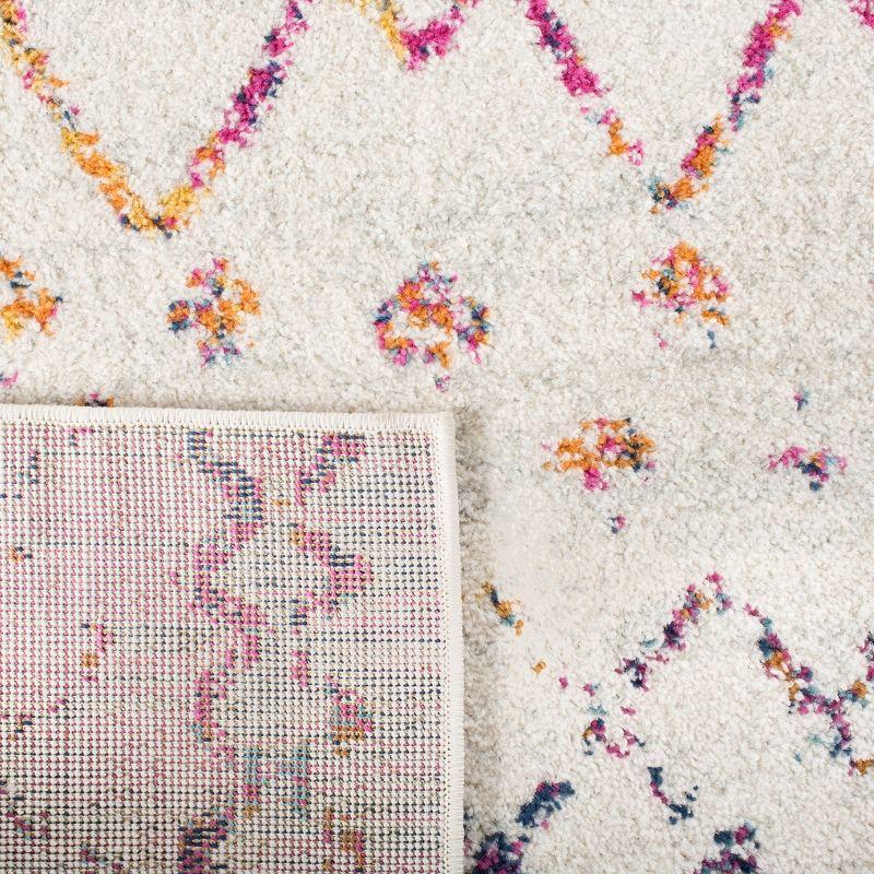 Madison 700 MAD798 Power Loomed Indoor Area Rug - Ivory/Fuchsia - 9'x12' - Safavieh