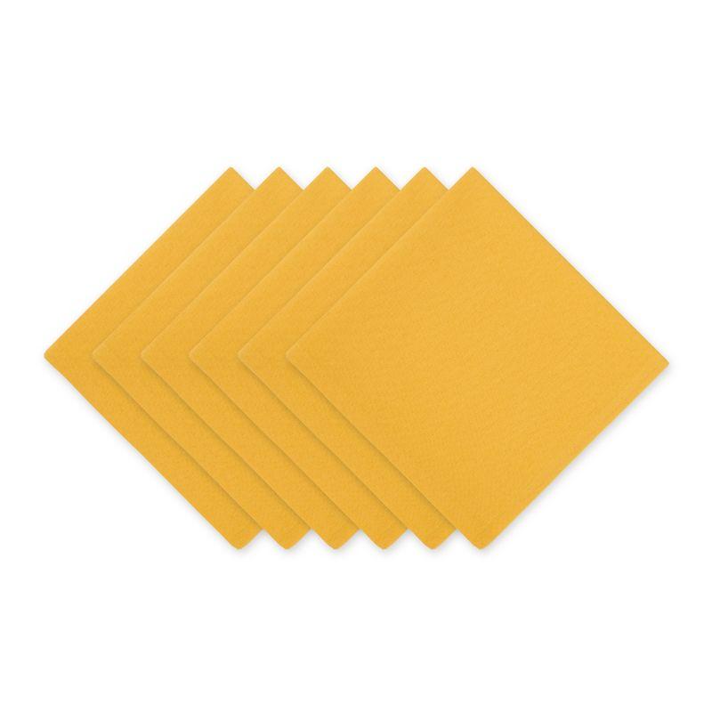 Design Imports Marigold Solid Napkin Set/6