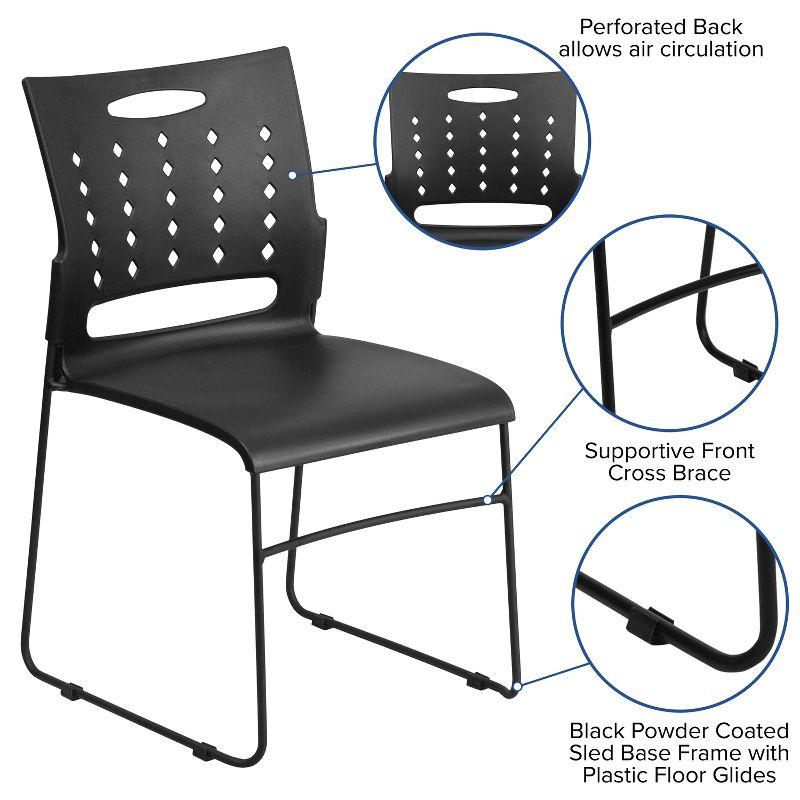 Heidi Series Sled Base Stacking Chair