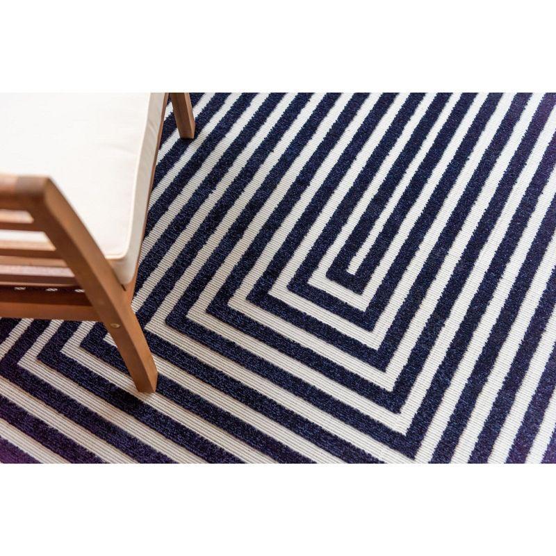 Sabrina Soto Outdoor Prescott Geometric Woven Area Rug