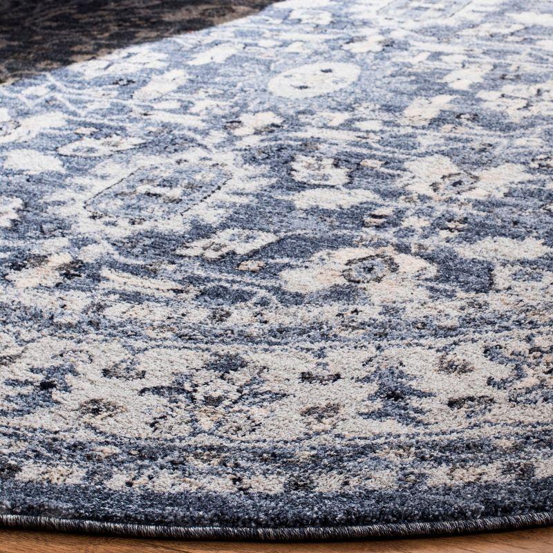 Charleston CHL412 Loomed Indoor Area Rug - Navy/Creme - 5'3"x7'6" - Safavieh