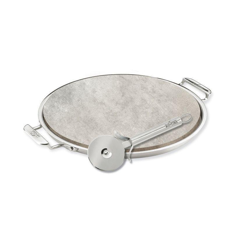 13-Inch Stainless Steel and Soapstone Pizza Kit with Cutter