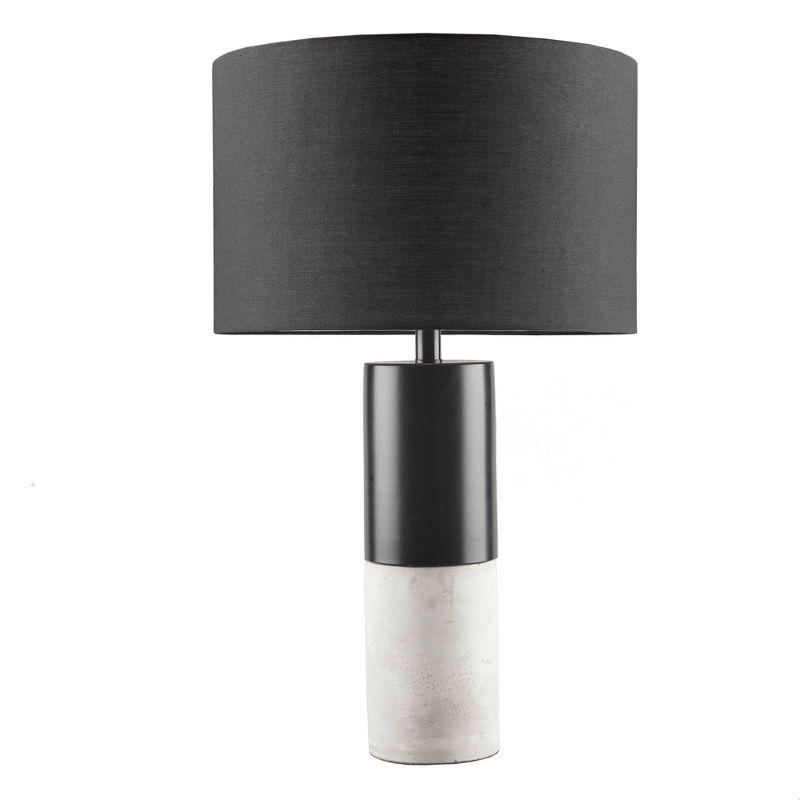 Hampton Hill Fulton Metal and Concrete Table Lamp