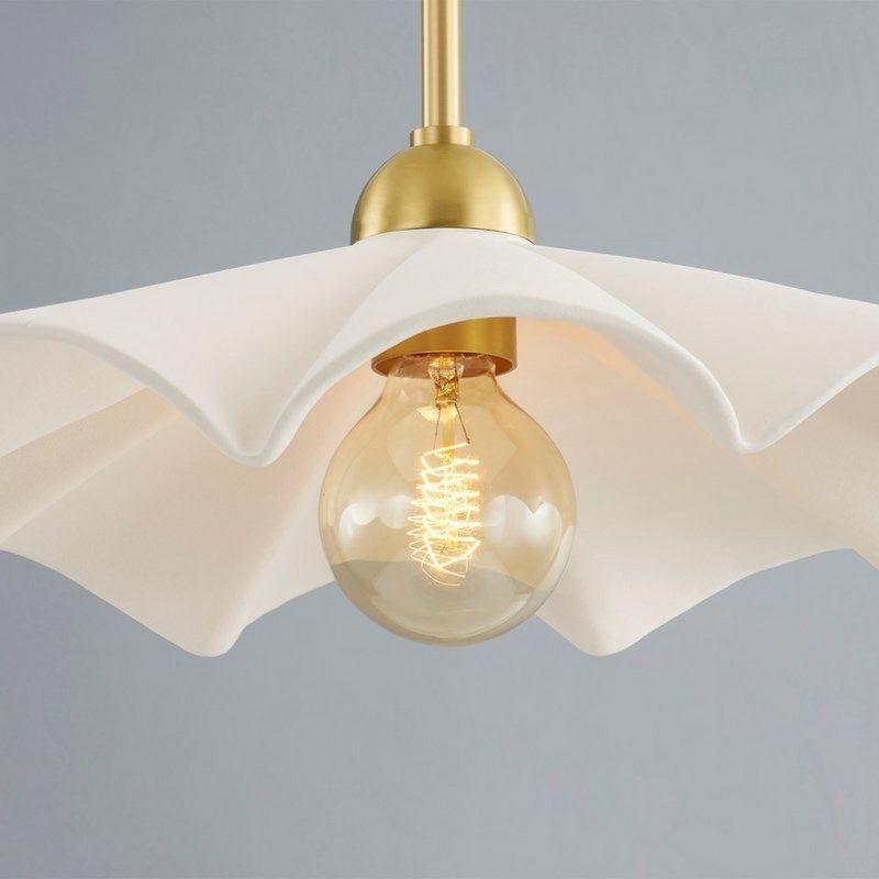 Heidi Pendant Light - White / 16"