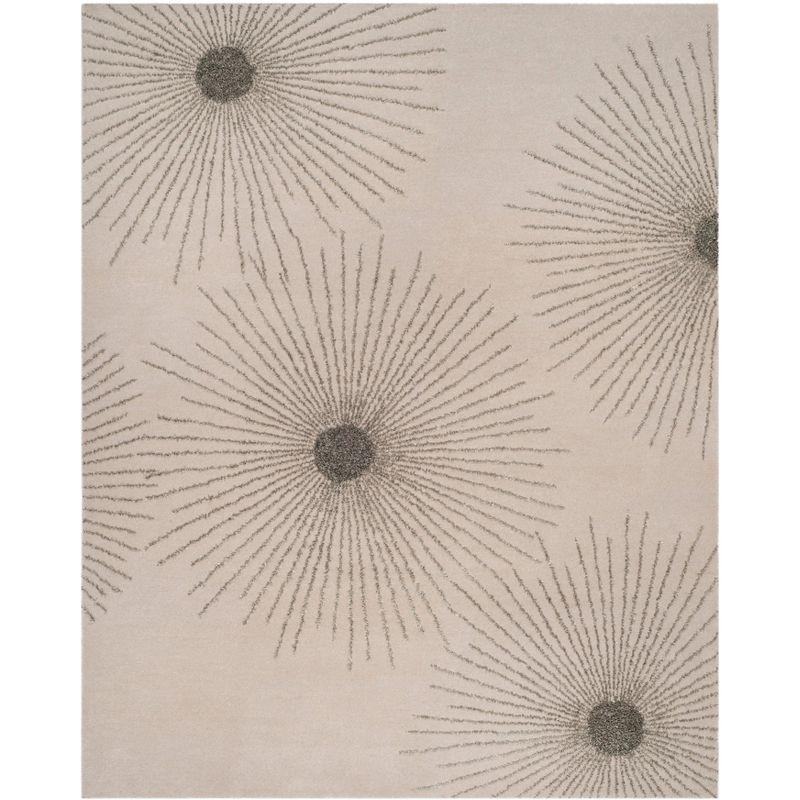 Soho SOH712 Hand Tufted Area Rug - Ivory/Silver - 7'6"x9'6" - Safavieh.