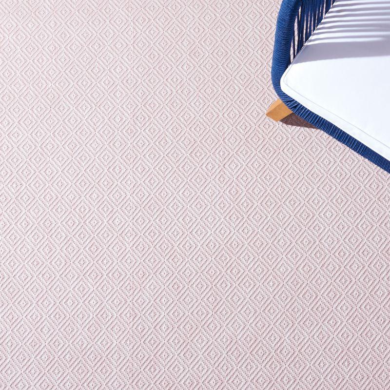 Courtyard CY8520 Power Loomed Indoor and Outdoor Runner Rug - Soft Pink/- - 2'3"x8' - Safavieh