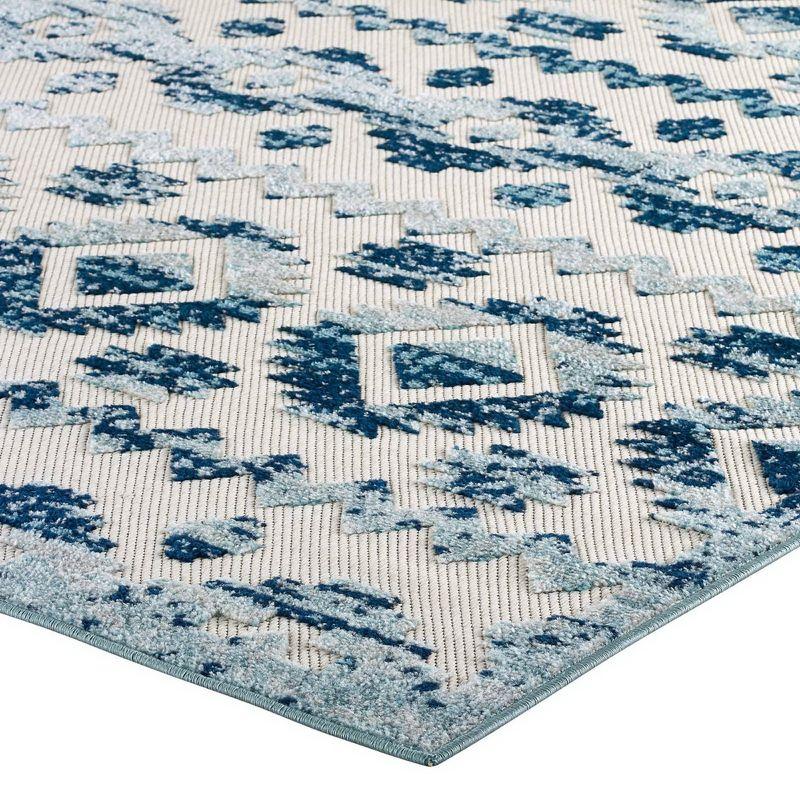 Modway Modway Reflect Contemporary Abstract Diamond Indoor and Outdoor Area Rug