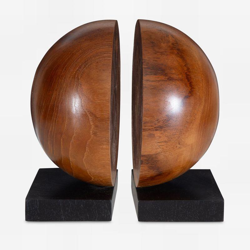 Uttermost Uttermost Teak And Noir Bookends Set