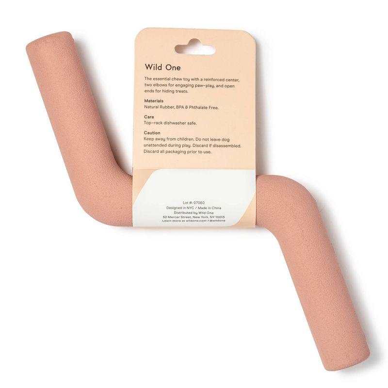 Wild One Bolt Bite Chew & Treat Interactive Dog Toy - Pink
