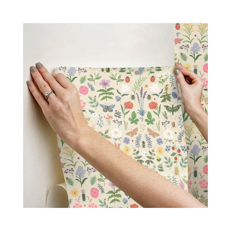 Rifle Paper Co. Curio Cream Peel and Stick Wallpaper