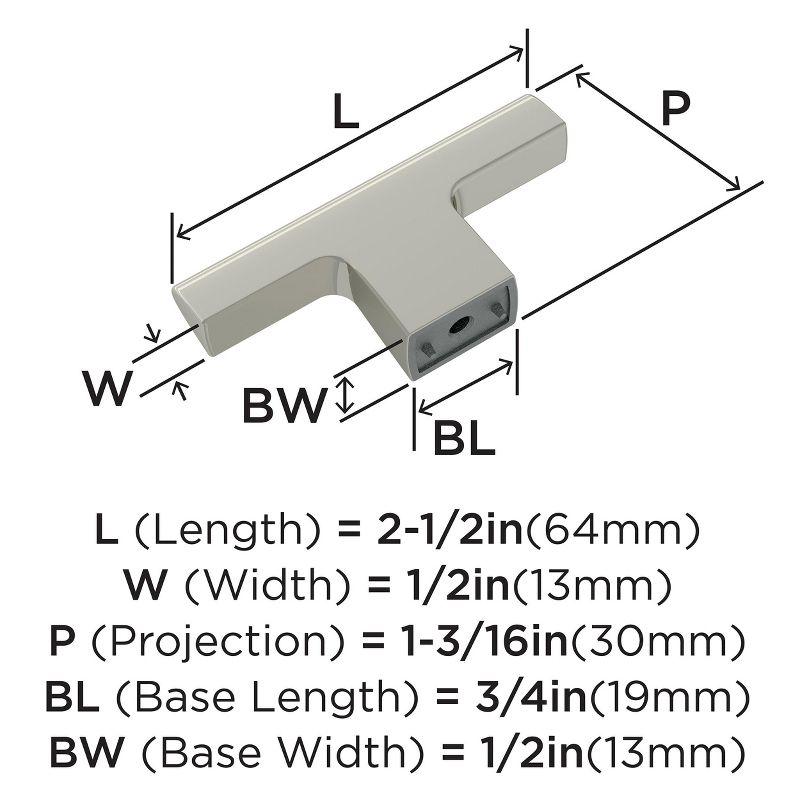 Riva 2 1/2" Length Bar Knob