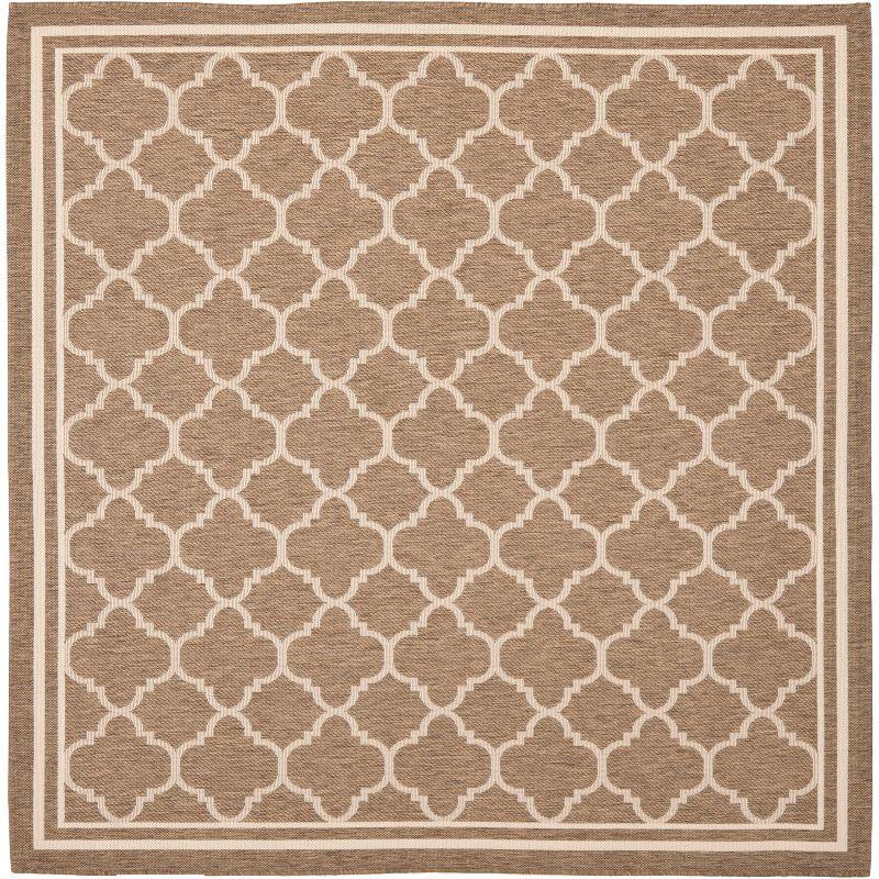 Black Flat Woven Square Synthetic Easy Care Rug