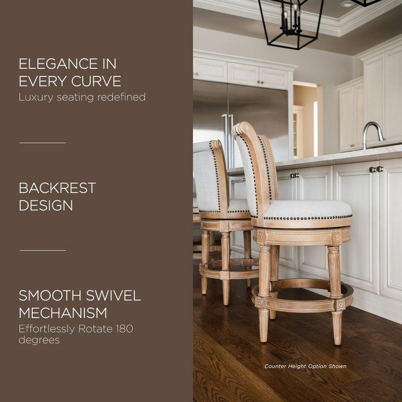 Maven Lane Maven Lane Pullman Stool with Fabric Upholstery