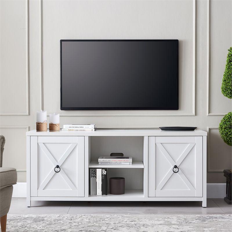 White TV Stand - Henn&Hart