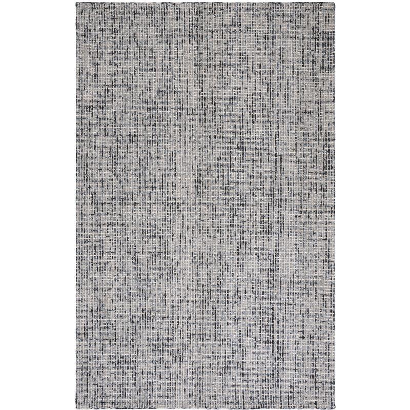 Abstract ABT468 Handmade Indoor Area Rug - Dark Grey/Ivory - 6'x9' - Safavieh
