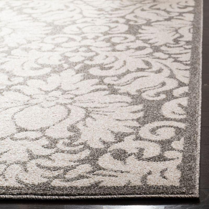 Amherst AMT427 Power Loomed Indoor Runner Rug - Dark Grey/Beige - 2'3"x13' - Safavieh