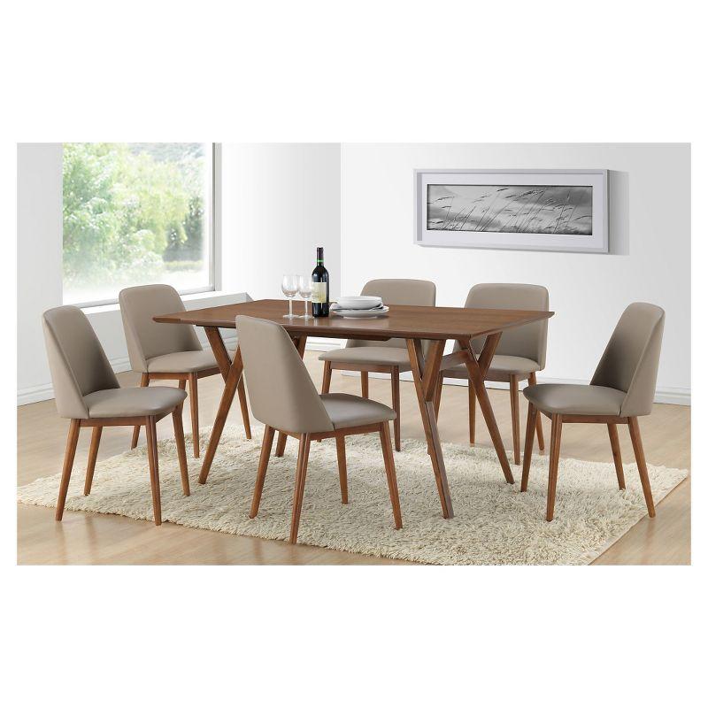 George Oliver Eli 18'' H Faux Leather Upholstered Side Chair (Set of 2)
