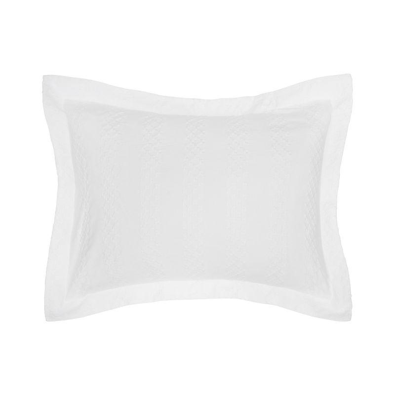 Keller White Cotton Standard Sham