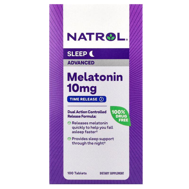 Natrol Advanced Melatonin, Sleep, 10 mg, 100 Tablets