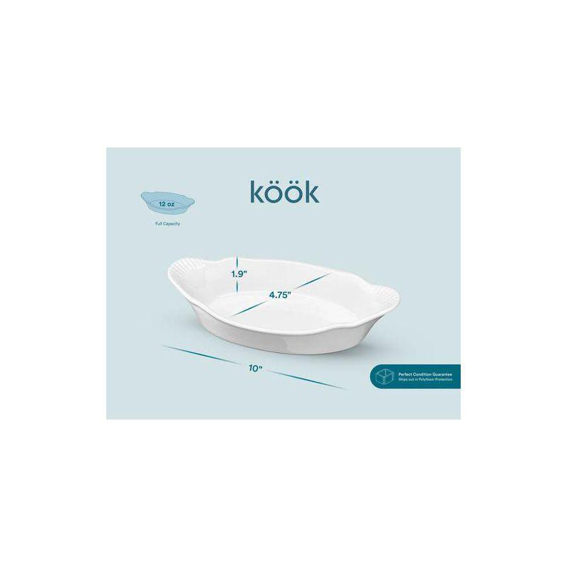 Kook 18 oz. Ceramic Novelty Au Gratin Dish