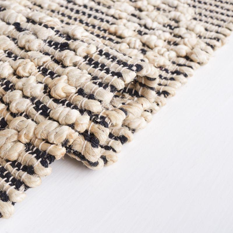 Natural Fiber NF383 Flat Weave Indoor Area Rug - Blush/Black - 6'x9' - Safavieh