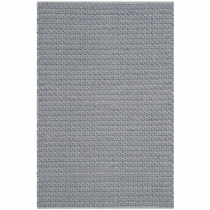 Montauk MTK717 Hand Woven Indoor Accent Rug - Ivory/Navy - 3'x5' - Safavieh.