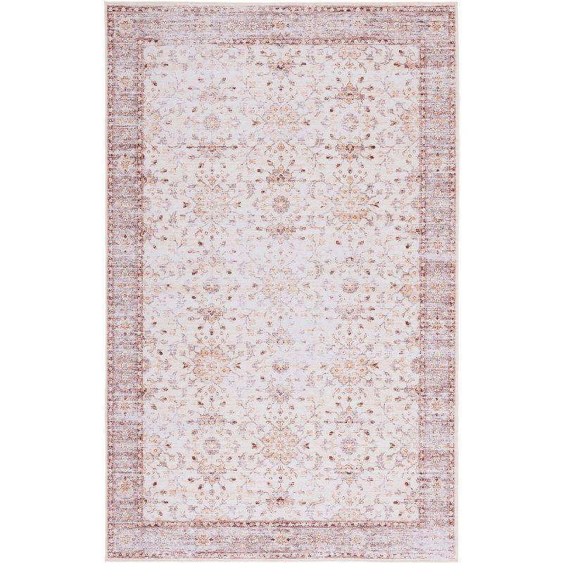 Tucson TSN179 Power Loomed Machine Washable Area Rug - Beige/Gold - 8'x10' - Safavieh.