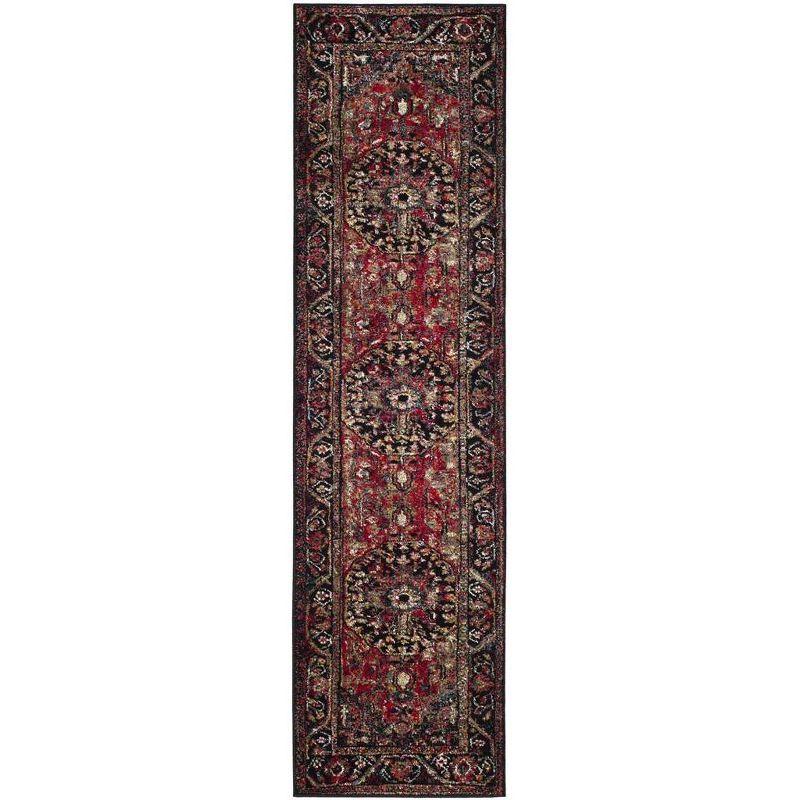 Vintage Hamadan VTH215 Power Loomed Indoor Runner Rug - Red/Multi - 2'3"x10' - Safavieh.