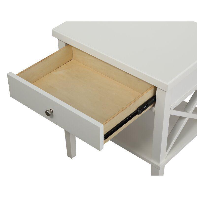 Marta Nightstand in White - Comfort Pointe