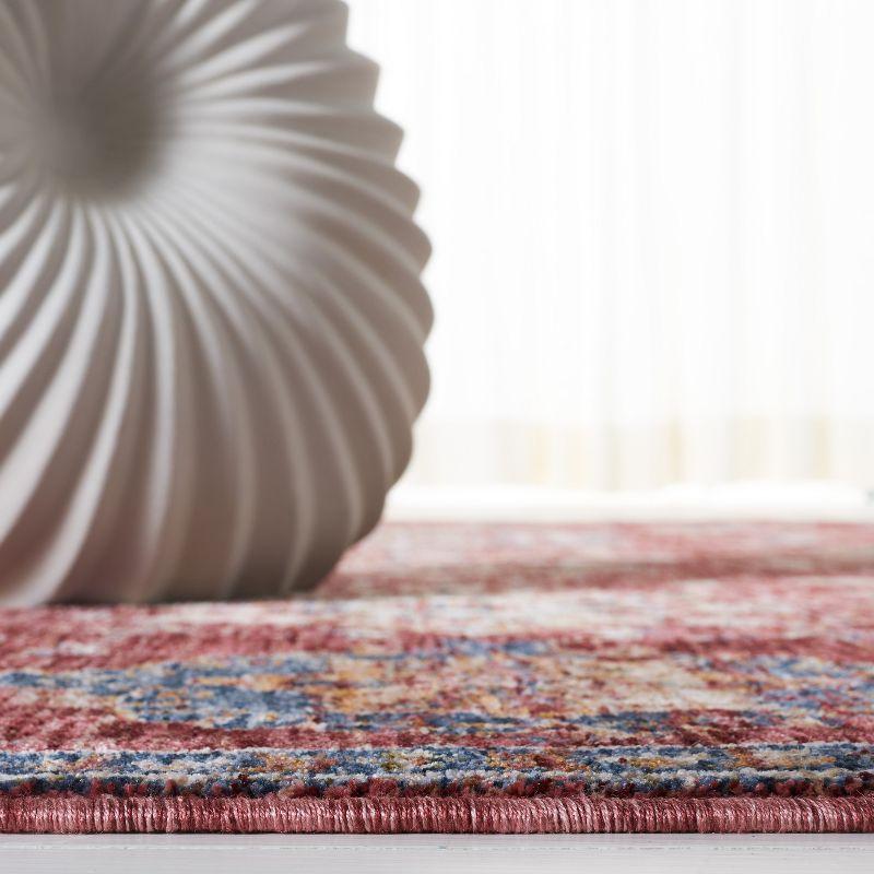 Heirloom HRL718 Power Loomed Area Rug - Rust/Ivory - 5'3"x7'6" - Safavieh.