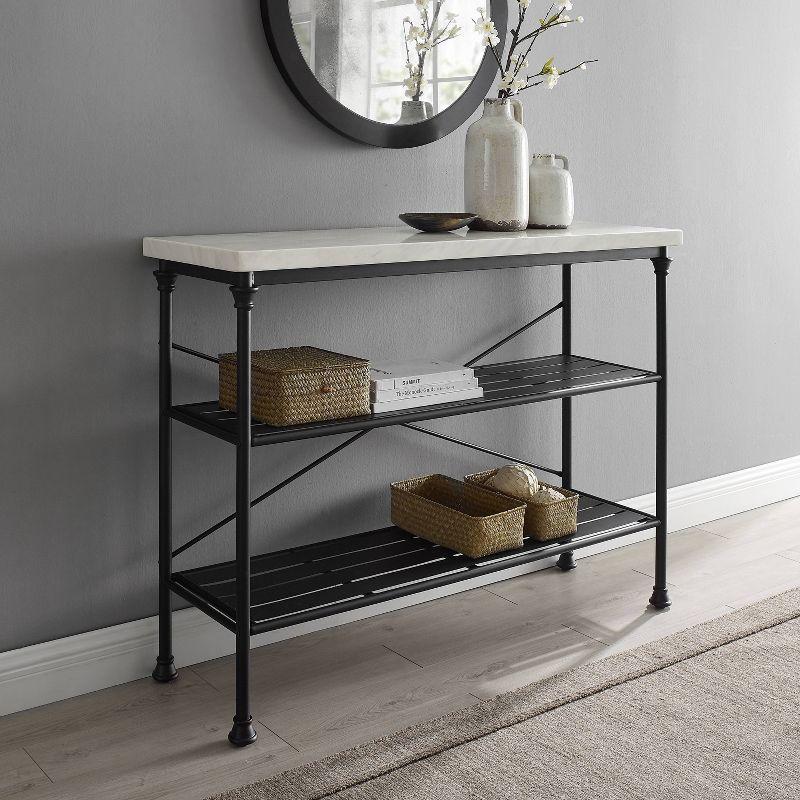 Madeleine Console Matte Black - Crosley