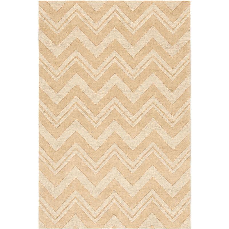 Nishi Hand Loomed Wool Chevron Rug
