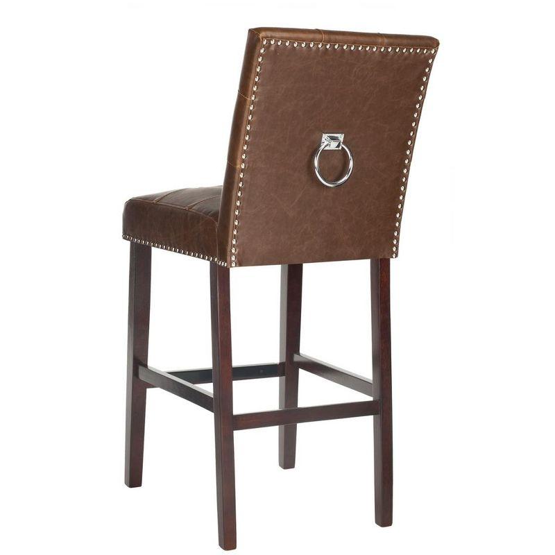 Nikita Bar Stool (Set Of 2) - Brown/Espresso - Safavieh