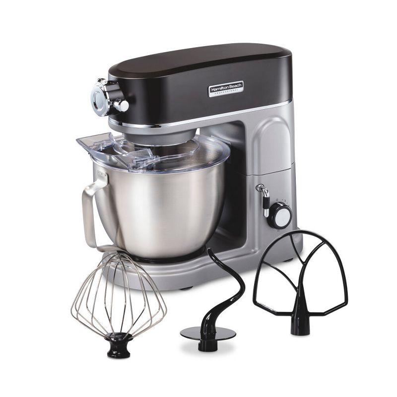 Hamilton Beach® Professional All-Metal Stand Mixer with Specialty Attachment Hub 5 Quart