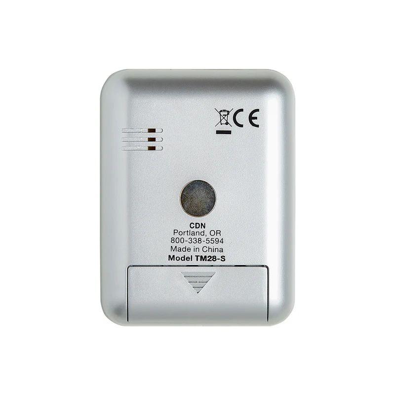 CDN Digital Mini Kitchen Timer with Easy to Read Display and Magnetic Back, 100 Minute, Silver