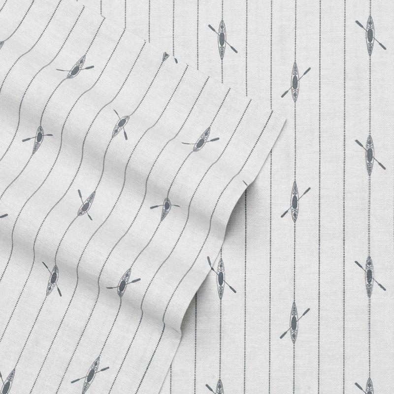 Printed Pattern Percale Cotton Sheet Set - Eddie Bauer