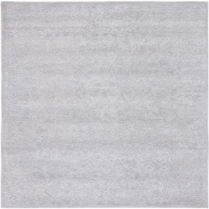 Martha Stewart MSR3275 Hand Tufted Area Rug - Grey - 6'x6' - Safavieh.
