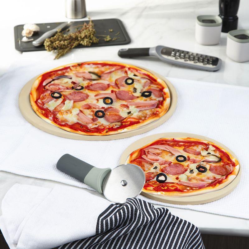 BergHOFF BergHOFF Leo Pizza Stone with Pizza Cutter Set, Small