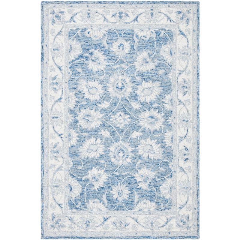 Micro-Loop MLP536 Hand Tufted Indoor Accent Rug - Blue/Ivory - 2'x3' - Safavieh