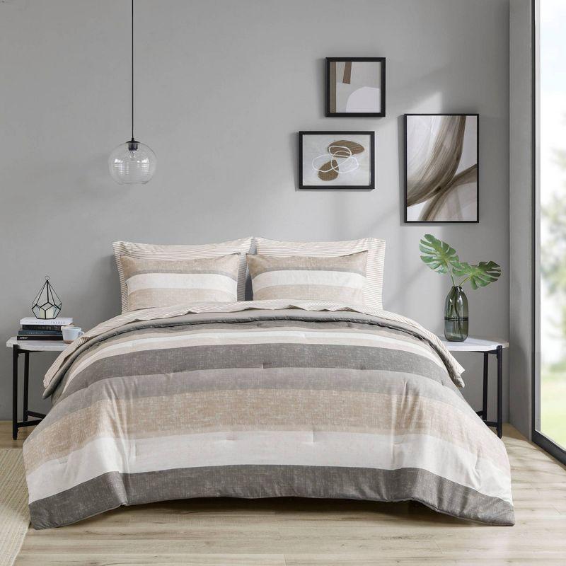 Madison Park Essentials Jaxon Comforter Set with Bed Sheets