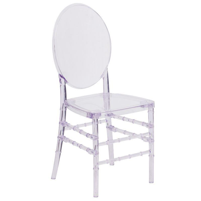 Crystal Clear Stacking Plastic Florence Chair